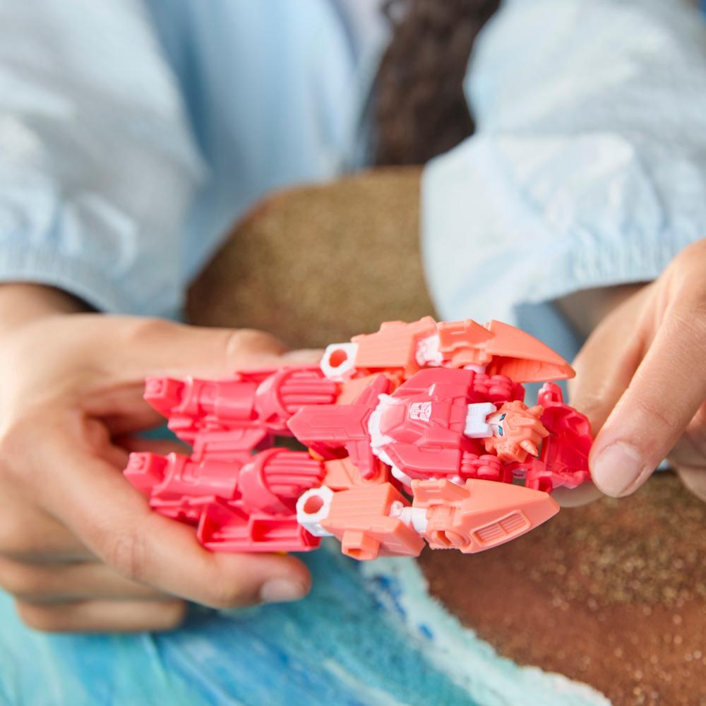 Transformers CYBERWORLD Cyber Changers Elita-1 Action Figure - Image 9