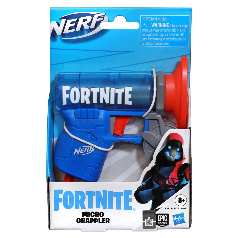 Nerf Fortnite MicroShots Micro Grappler Mini Dart-Firing Blaster Fortnite Grappler Equipment Design 2 Nerf Elite Darts - Image 2