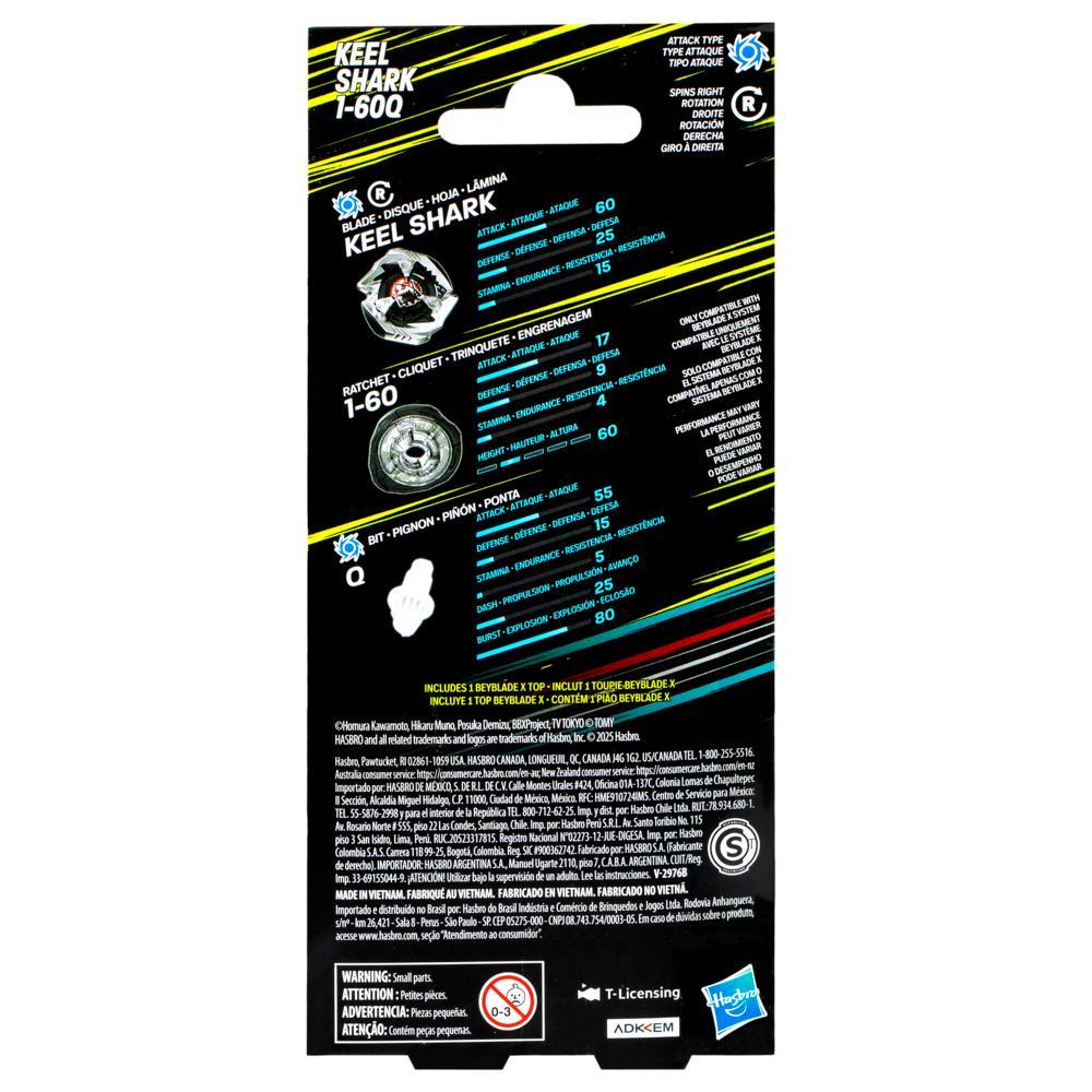 Beyblade X Keel Shark 1-60Q Booster Pack Set - Image 2