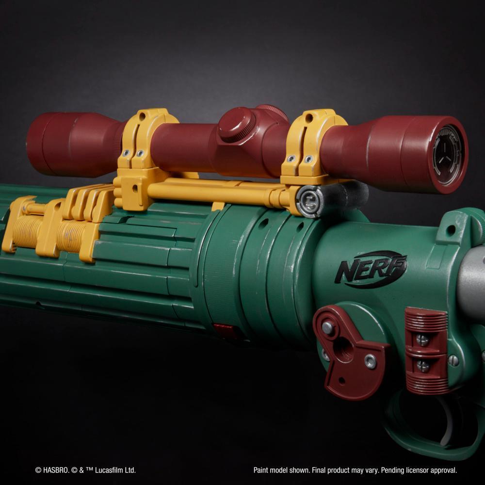Nerf LMTD Star Wars Boba Fetts EE-3 Blaster The Book of Boba Fett Scope 3 Drums 12 Nerf Elite Darts - Image 9