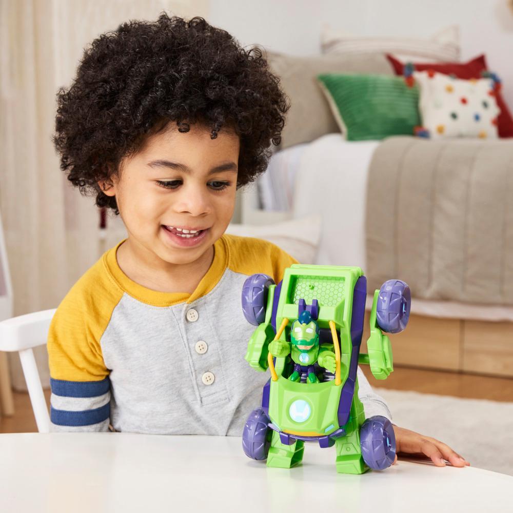 Marvel Iron Man and his Awesome Friends Iron Hulk 2-In-1 Mech Suit Vehicle Set Ages 3