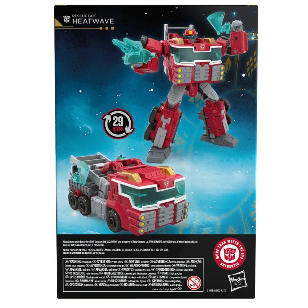 Transformers Age of the Primes Voyager Class Rescue Bot Heatwave Action Figure - Image 8