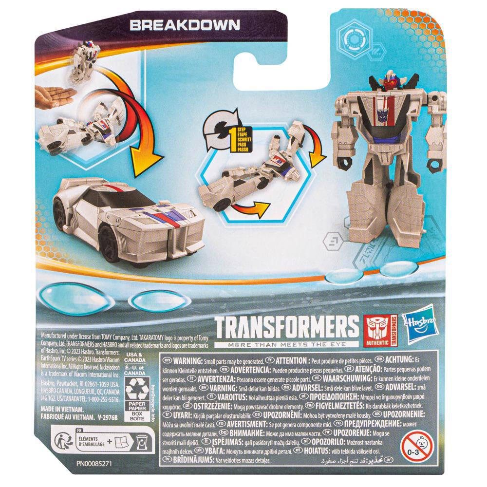 Transformers Toys EarthSpark 1-Step Flip Changer Breakdown Action Figure Robot Toys - Image 3