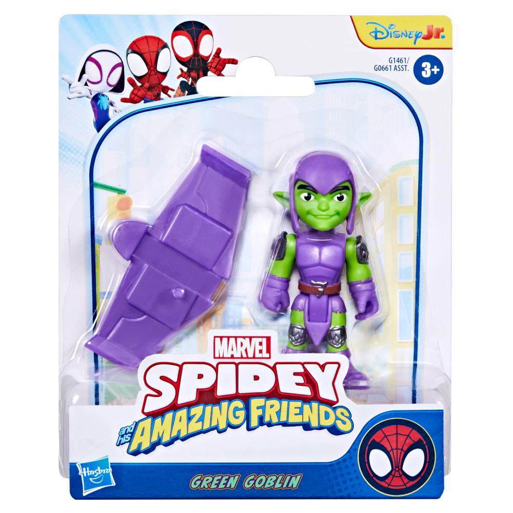 Marvel Spidey and his Amazing Friends Green Goblin Toy with Accessory - Image 2