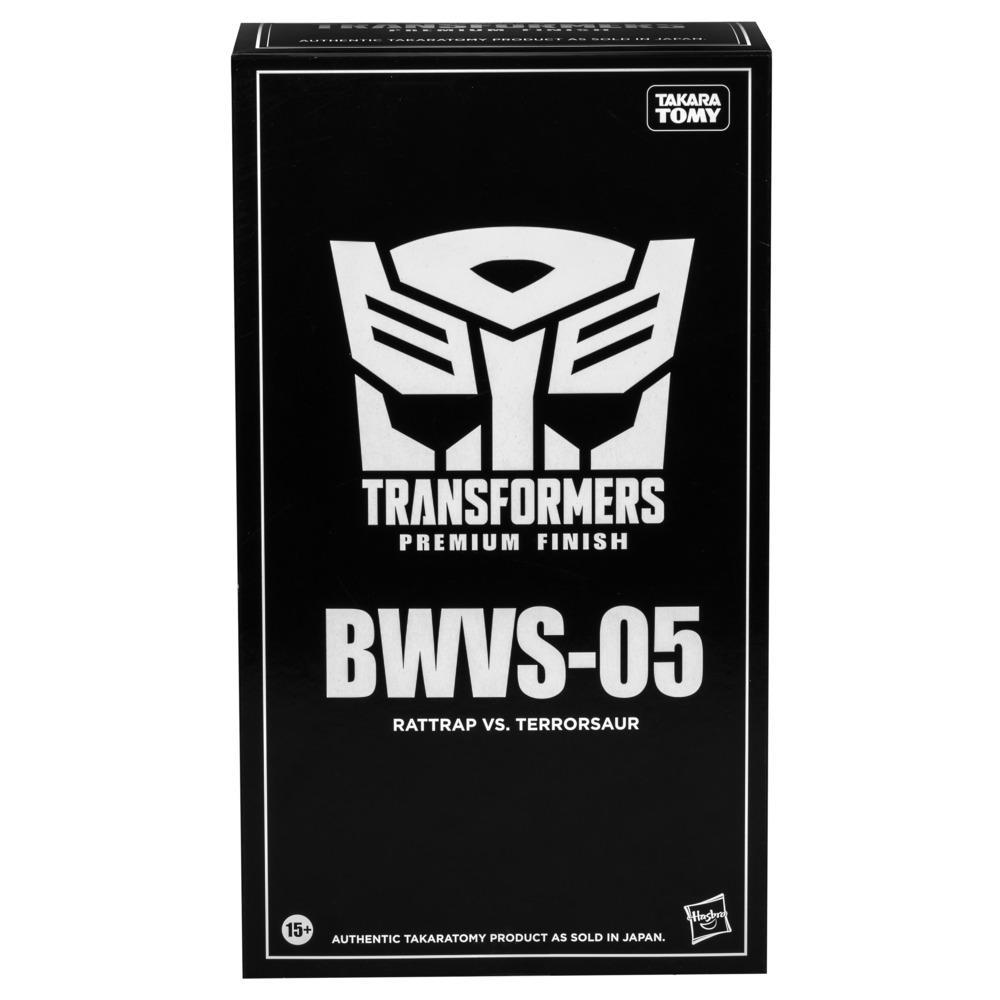 Transformers Takara Tomy BWVS-05 Rattrap vs Terrorsaur 2-Pack Converting Action Figures - Image 2