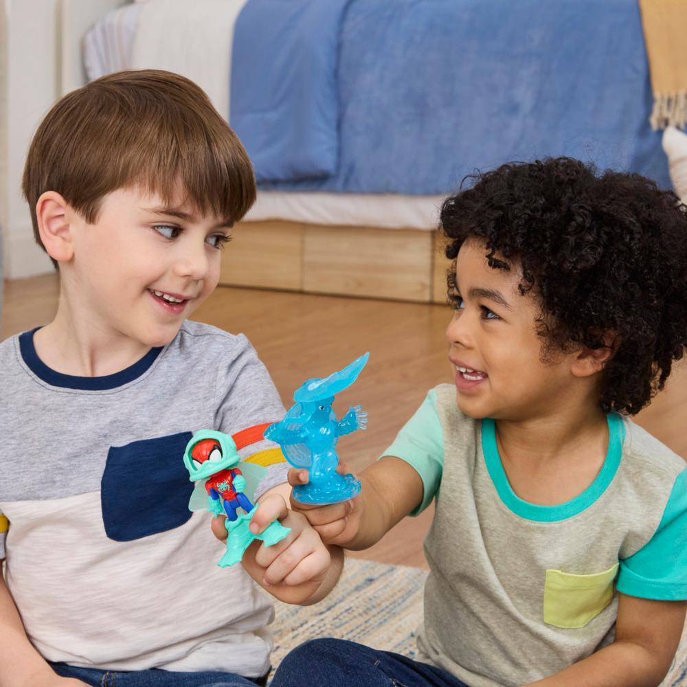 Marvel Spidey and his Amazing Friends Water-Webs Spidey Hydro-Man Toys - Image 4