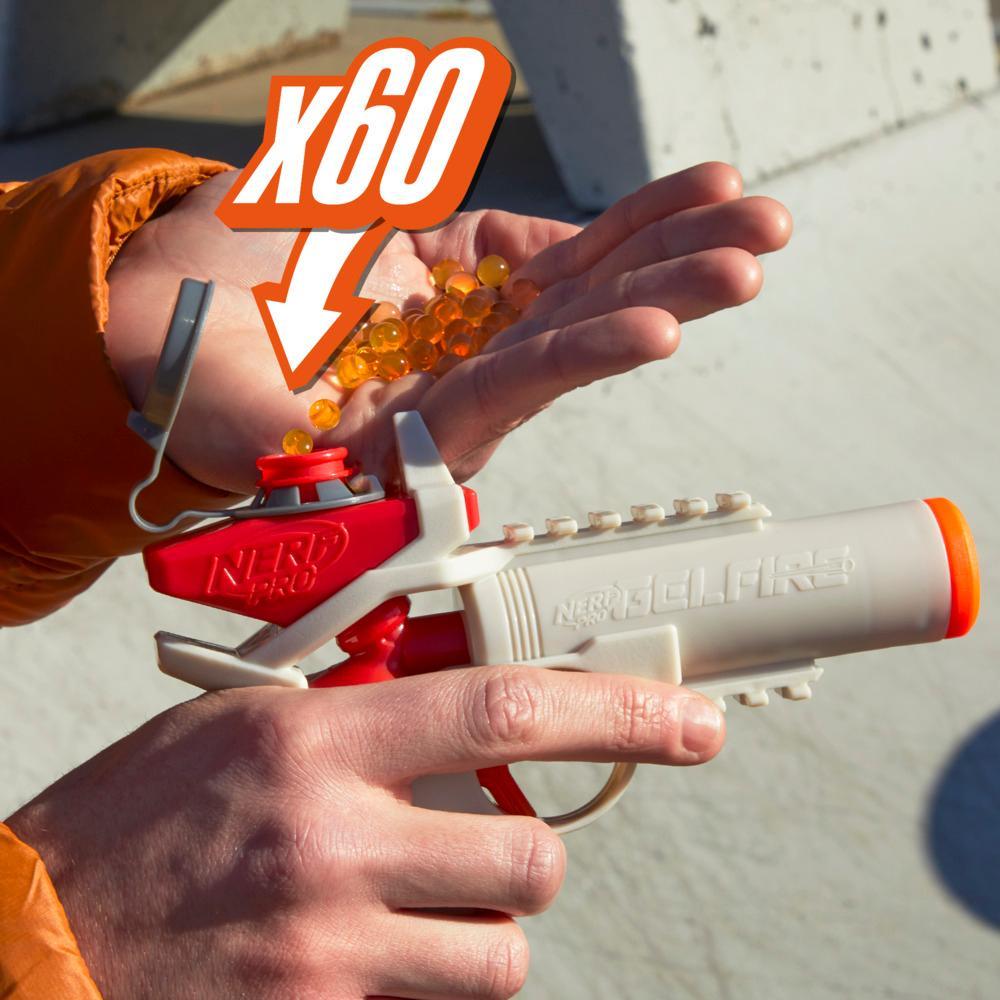 Nerf Pro Gelfire Ignitor Blaster 1000 Gelfire Rounds 60 Round Capacity T-Pull Priming Eyewear - Image 3