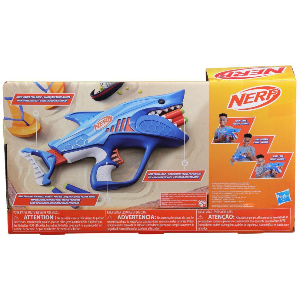 Nerf Junior Wild Sharkfire Easy Play Dart Blaster 8 Nerf Elite Darts Ages 6 Up - Image 8