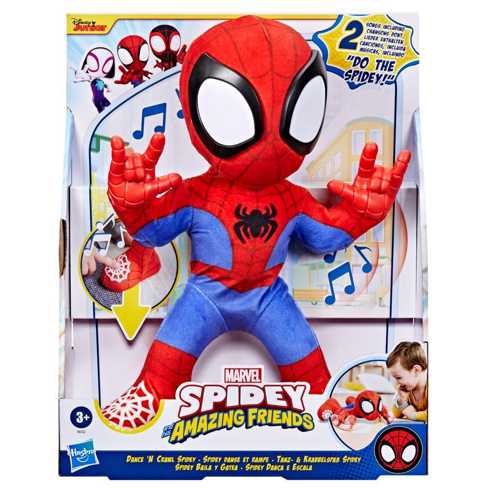Marvel Spidey and His Amazing Friends Dance N Crawl Spidey Interactive Plush Toy - Image 7