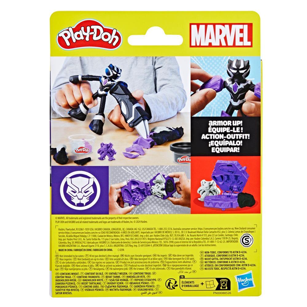 Play-Doh Marvel Black Panther Cutting Claws Action Figure Super Hero Toy for Kids 4 - Image 8