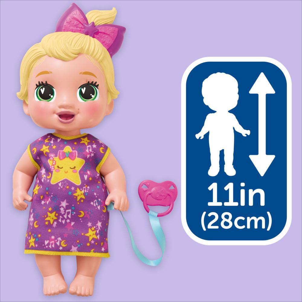 Baby Alive Lil Dreamer LaLa GooGoo Blonde Hair Baby Doll Sleepover Toy for Girls Boys 3