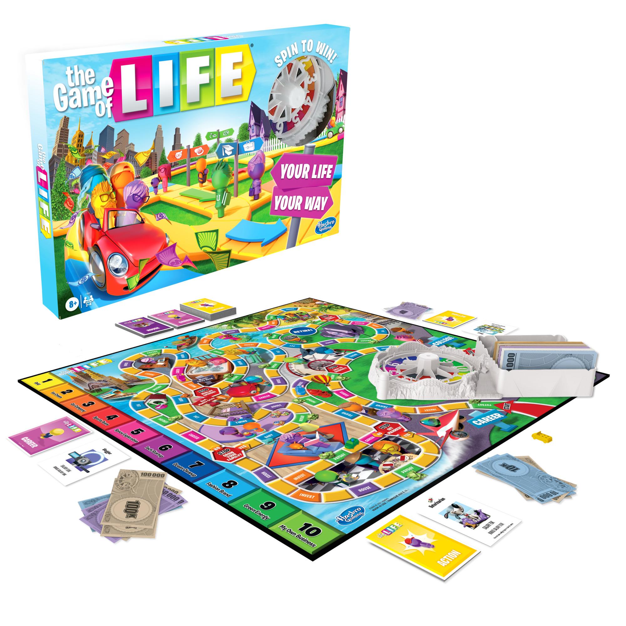 The Game of Life Game Family Board Game for 2 to 4 Players for Kids Ages 8 and Up Includes Colorful Pegs - Image 4