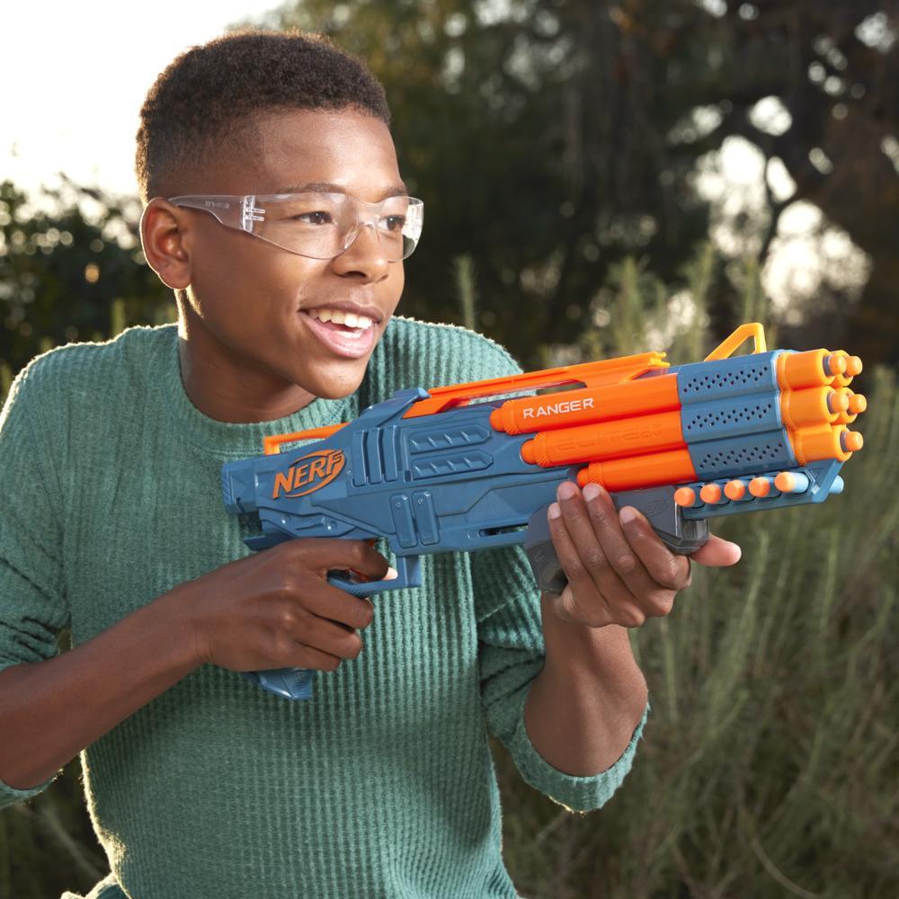 Nerf Elite 20 Ranger PD-5 Blaster 5- Barrel Blasting 10 Nerf Elite Darts Easy To Use Dart Storage Pump Action - Image 4