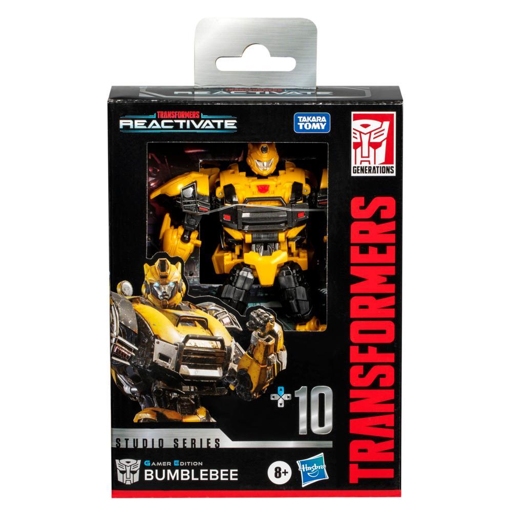 Transformers Studio Series Deluxe Class Transformers Reactivate 10 Gamer Edition Bumblebee Action Figure - Image 2