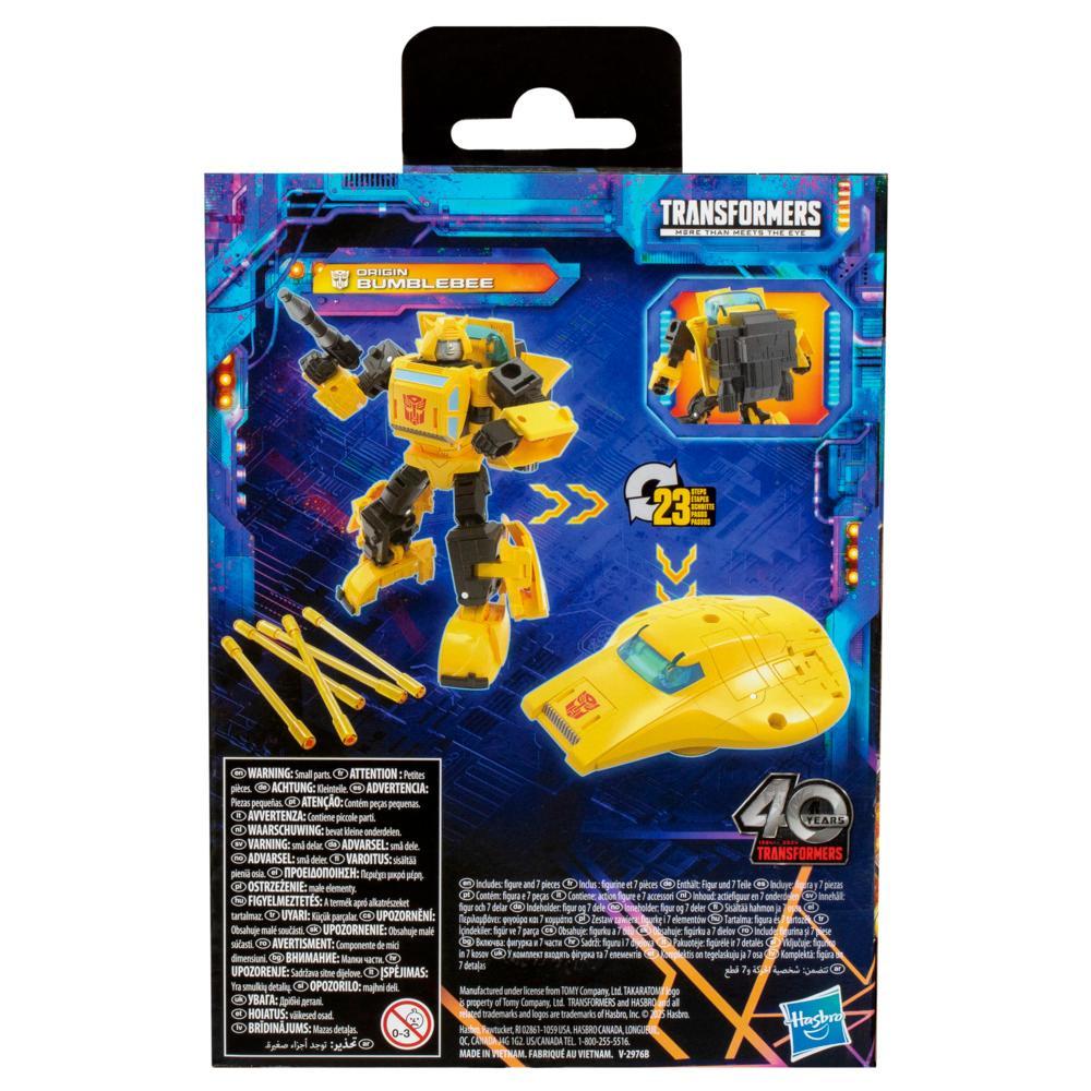 Transformers Legacy Deluxe Class Origin Bumblebee Action Figure - Image 8