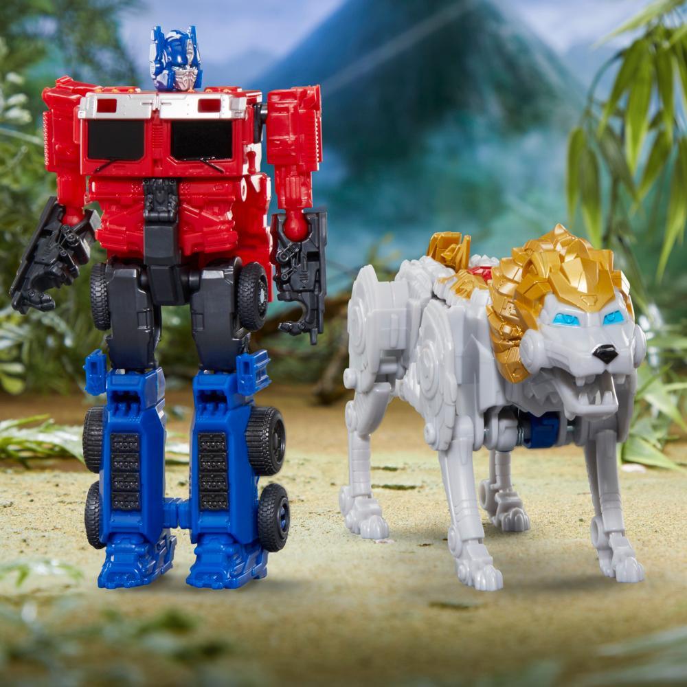 Transformers Rise of the Beasts Movie Beast Alliance Beast Combiners 2-Pack Optimus Prime Toys 6 and Up 5-inch - Image 4