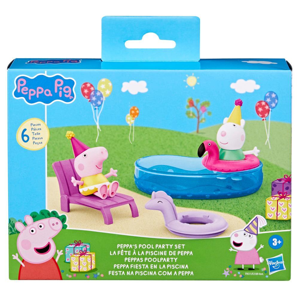 Peppa Pig Toys Peppas Pool Party Playset with 2 Figures Preschool Toys for Kids 3 - Image 7