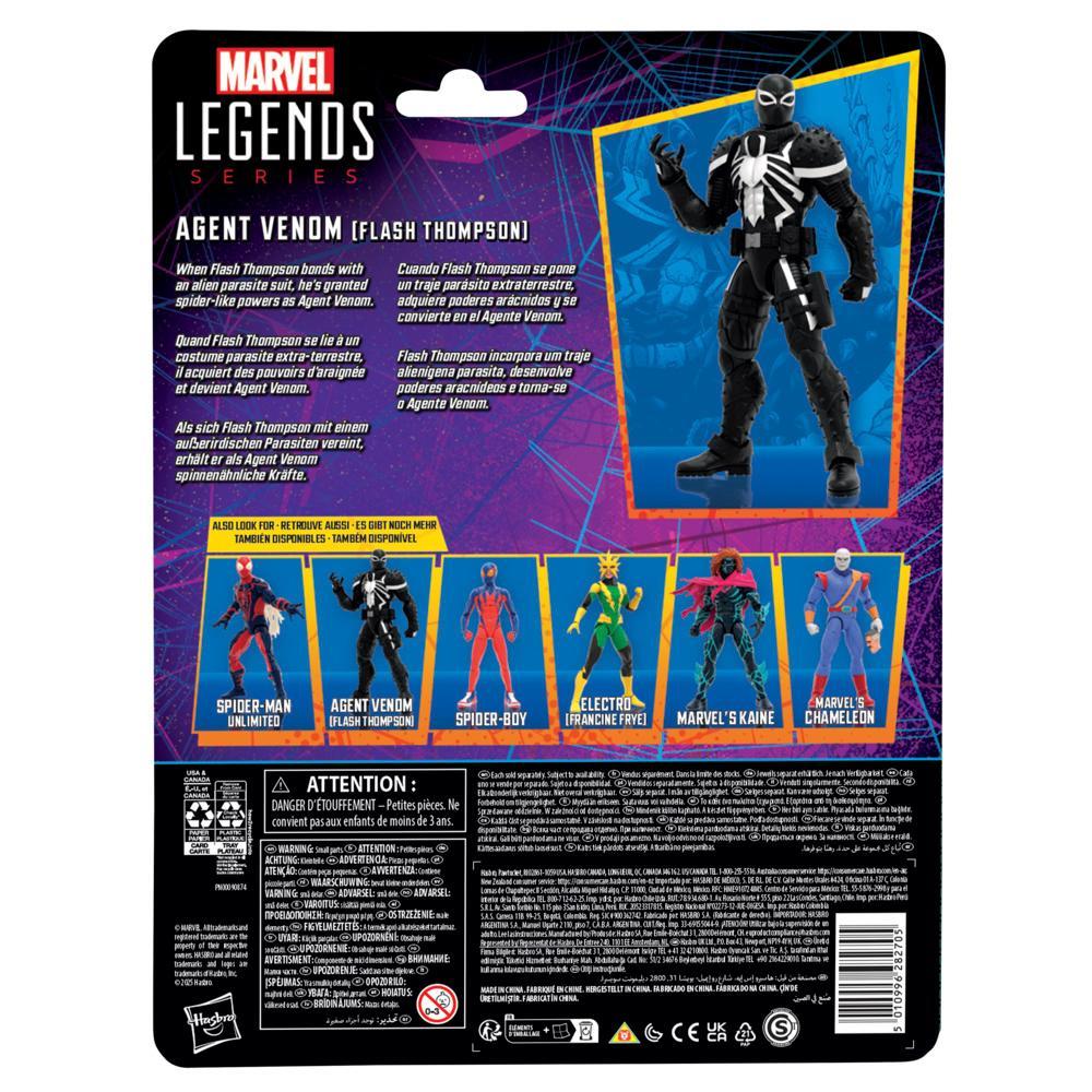 Marvel Legends Series Agent Venom Flash Thompson Comics Action Figure - Image 8