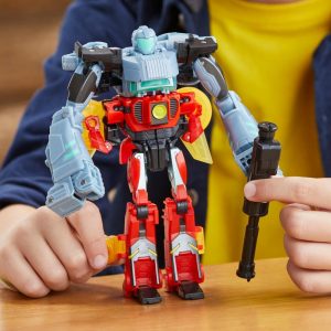 Transformers Toys EarthSpark Cyber-Combiner Terran Twitch and Robby Malto Action Figures