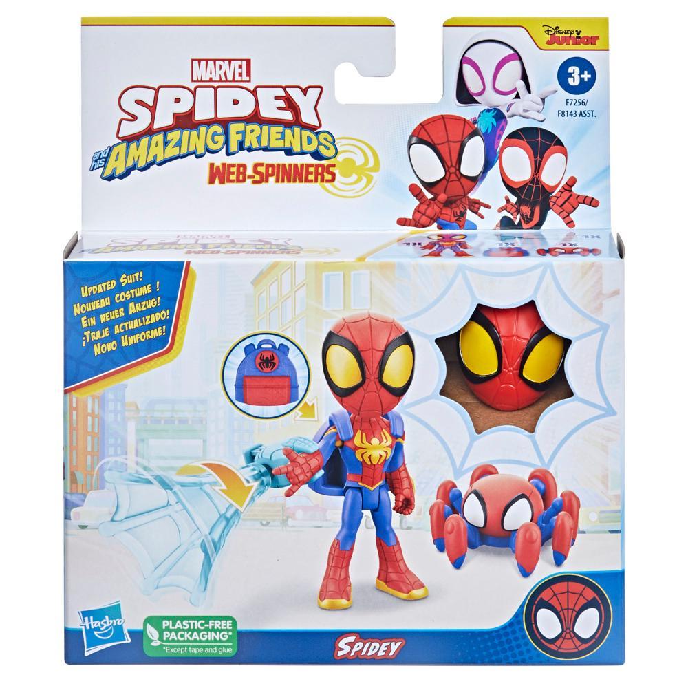 Marvel Spidey and His Amazing Friends Web-Spinners Spidey Figure Web-Spinning Accessory - Image 7
