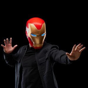 Marvel Legends Series Iron Man Premium Electronic Helmet with Light FX