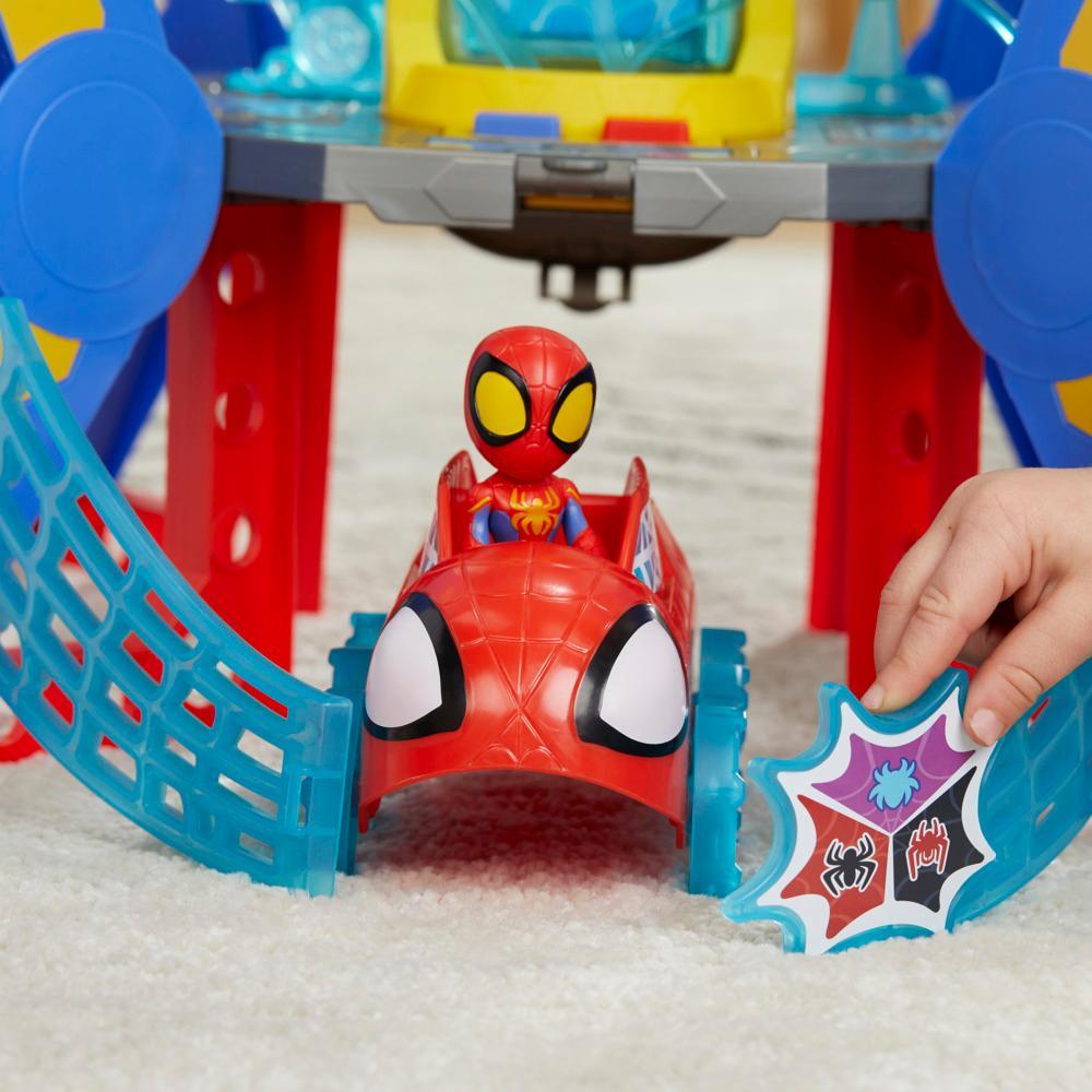 Marvel Spidey and His Amazing Friends Web-Spinners Web-Quarters Playset with Multiple Features Super Hero Toys 3 - Image 10