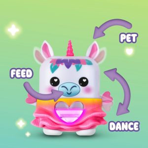 Hasbro Nano-mals?Meadowmist the Unicorn Electronic Fidget Pet