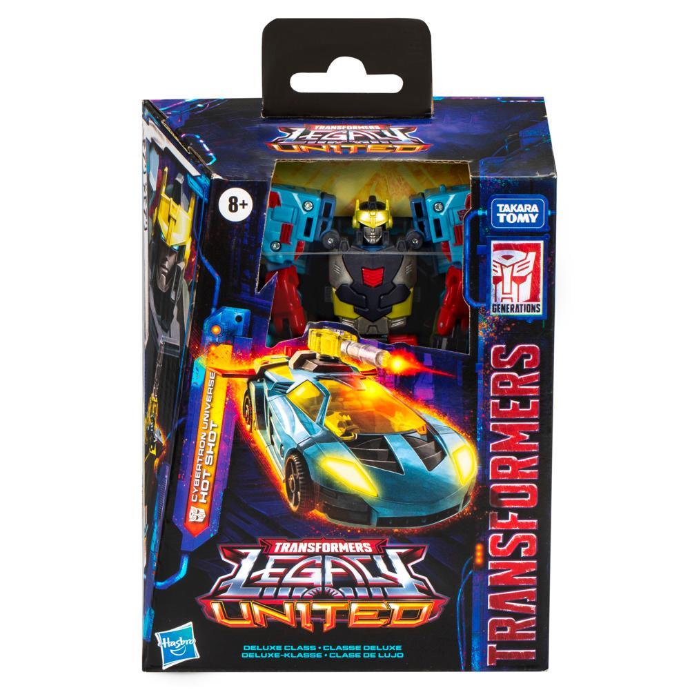 Transformers Legacy United Deluxe Cybertron Universe Hot Shot 55 Action Figure 8 - Image 7