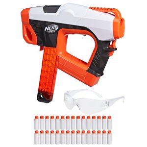 Nerf Pro Sender Half-Length Dart Blaster 30 Nerf Pro Half-Length Darts 1 Magazine