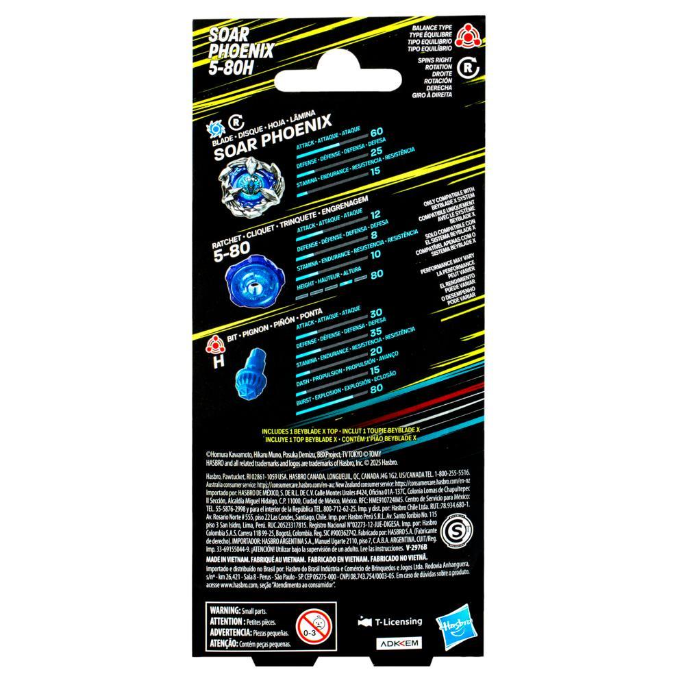 Beyblade X Soar Phoenix 5-80H Booster Pack Set