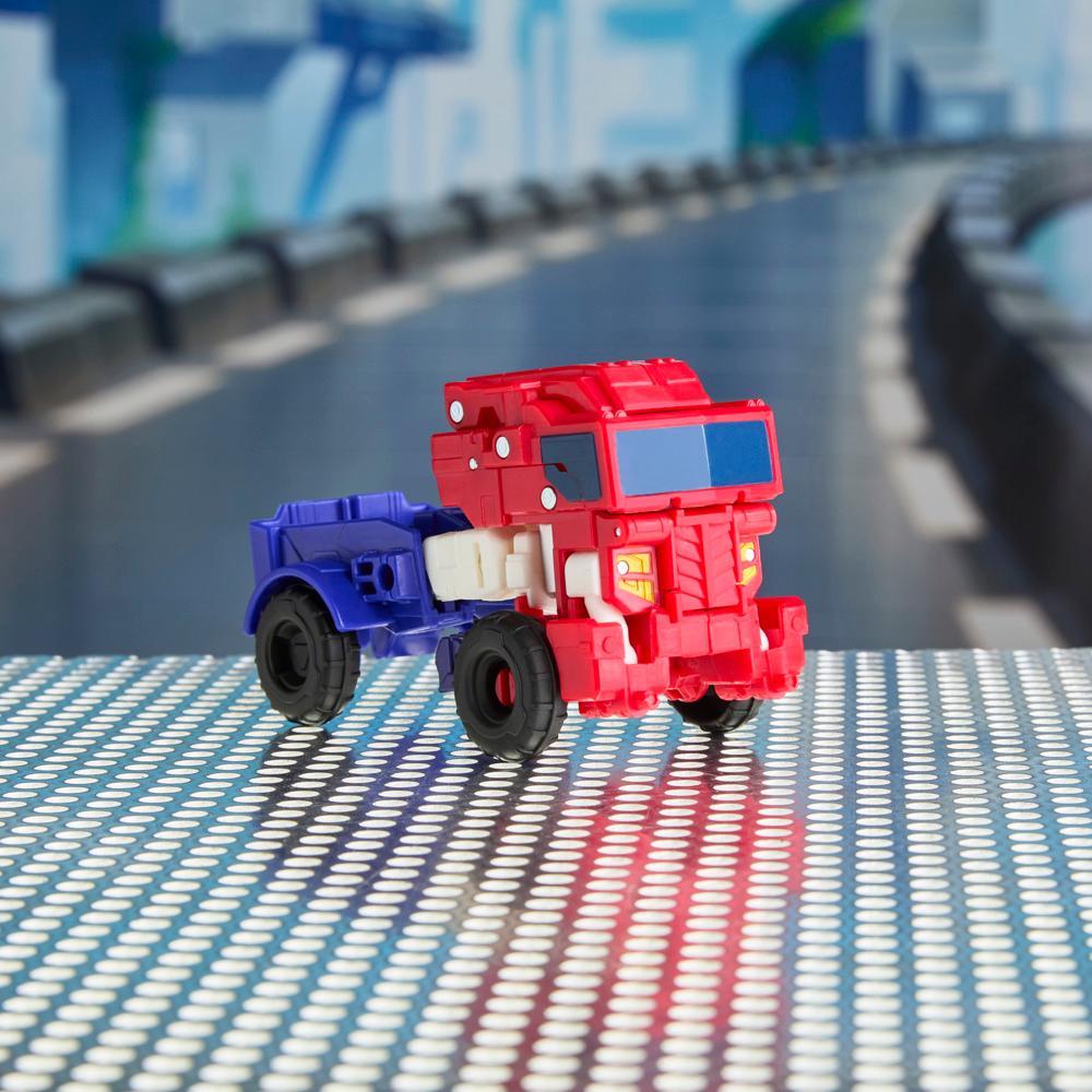 Transformers CYBERWORLD Cyber Changers Optimus Prime Action Figure - Image 5