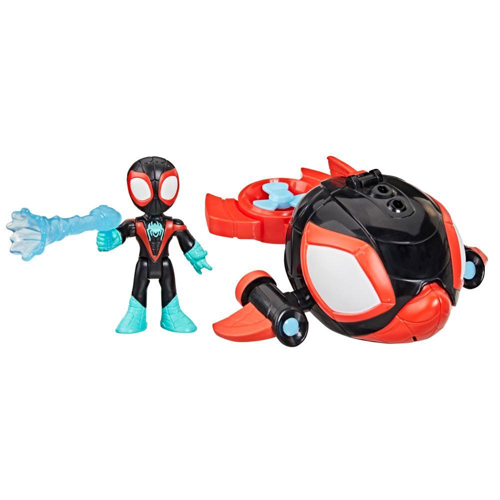 Marvel Spidey and his Amazing Friends Water-Webs Spin Dolphin Submarine Toy - Image 6