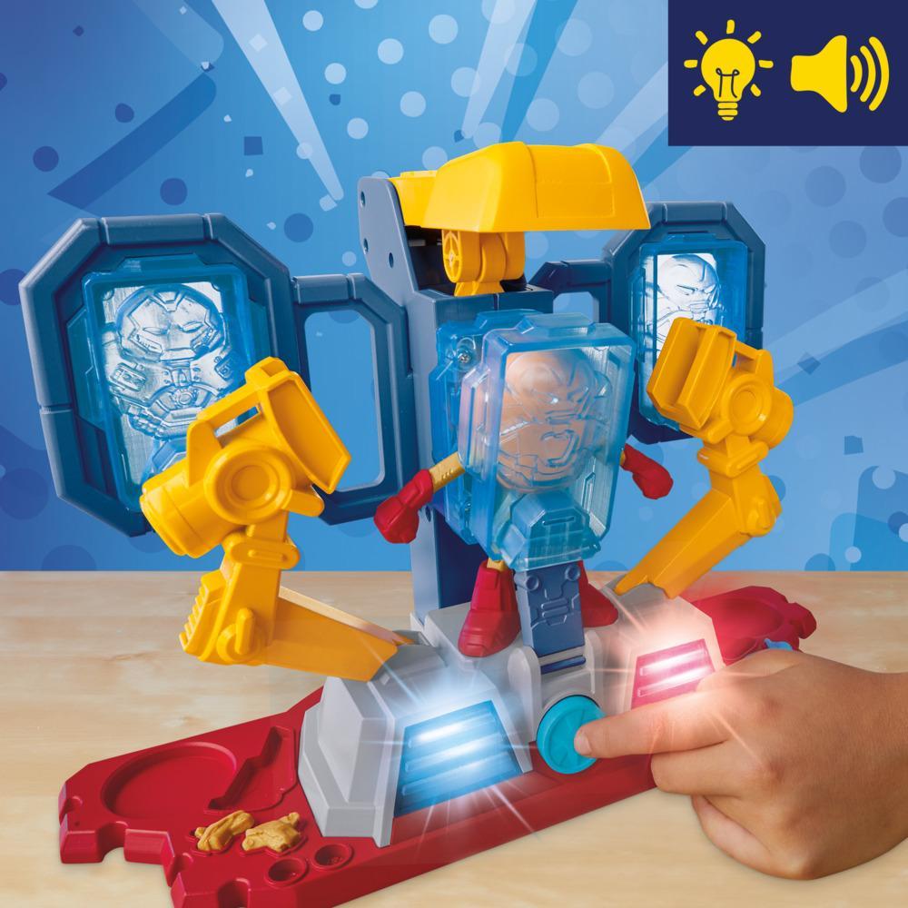 Play-Doh Marvel Iron Man Armor Maker Lab Playset with Iron Man Action Figure Ages 4 - Image 10