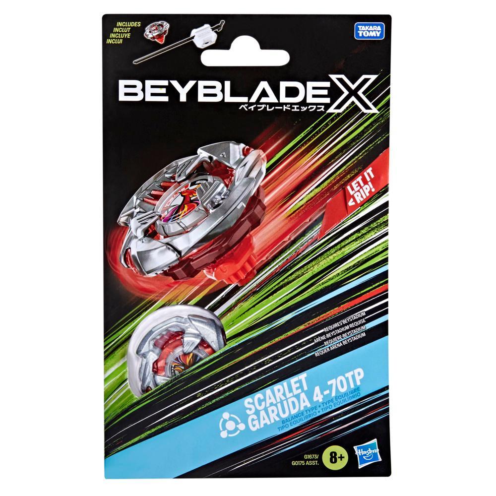 Beyblade X Scarlet Garuda 4-70TP BX Starter Pack Set with Balance Type Top Launcher Ages 8 - Image 7