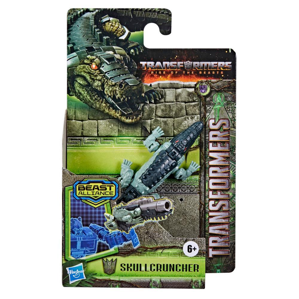 Transformers Rise of the Beasts Movie Beast Alliance Beast Battle Masters Skullcruncher Action Figure - 6 and Up 3-inch - Image 7