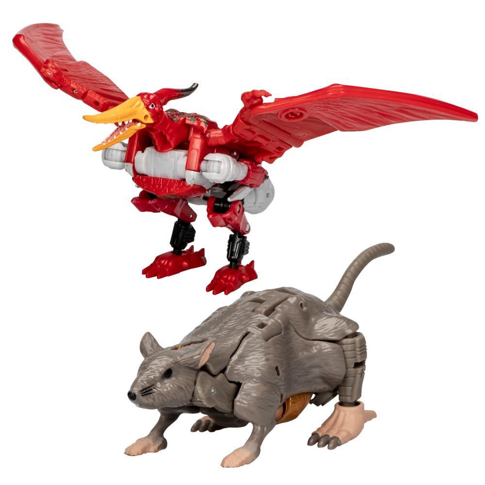 Transformers Takara Tomy BWVS-05 Rattrap vs Terrorsaur 2-Pack Converting Action Figures - Image 4