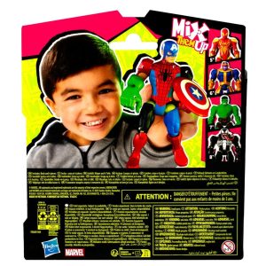 MixMashers Marvel Captain America Avengers Mix-And-Match Action Figure  Accessories