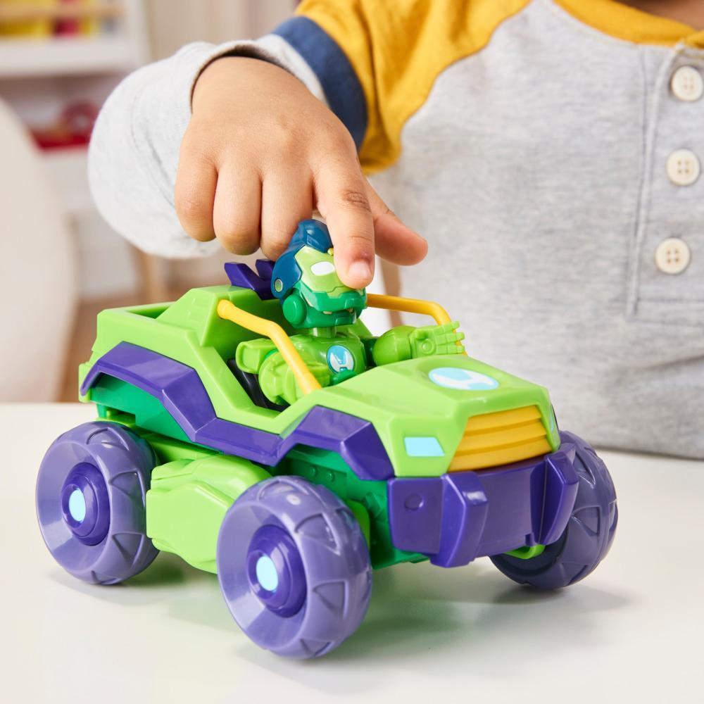 Marvel Iron Man and his Awesome Friends Iron Hulk 2-In-1 Mech Suit Vehicle Set Ages 3 - Image 2