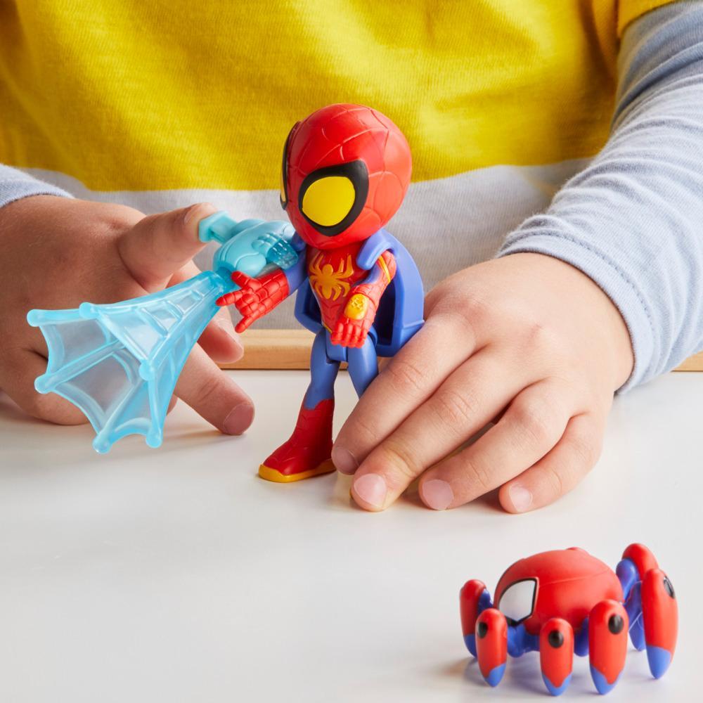 Marvel Spidey and His Amazing Friends Web-Spinners Spidey Figure Web-Spinning Accessory - Image 5