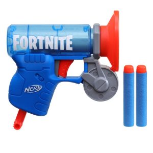 Nerf Fortnite MicroShots Micro Grappler Mini Dart-Firing Blaster Fortnite Grappler Equipment Design 2 Nerf Elite Darts