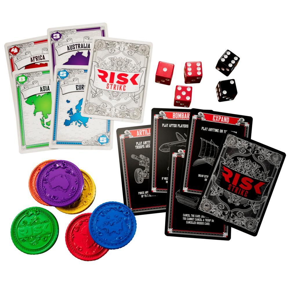 Risk Strike Cards and Dice Game Quick-Playing Strategy Card Game Ages 10 Family Games - Image 7
