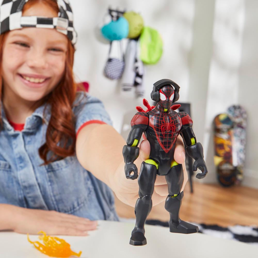 MixMashers Marvel Miles Morales Spider-Man Mix-And-Match Action Figure Accessories - Image 3