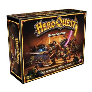 Avalon Hill HeroQuest Game System Fantasy Miniature Dungeon Crawler Tabletop Adventure Game Ages 14 and Up 2-5 Players