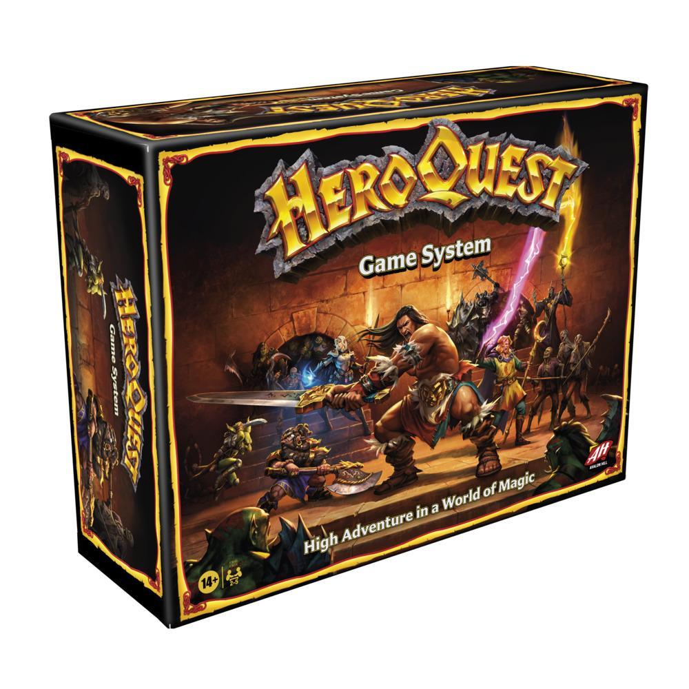 Avalon Hill HeroQuest Game System Fantasy Miniature Dungeon Crawler Tabletop Adventure Game Ages 14 and Up 2-5 Players