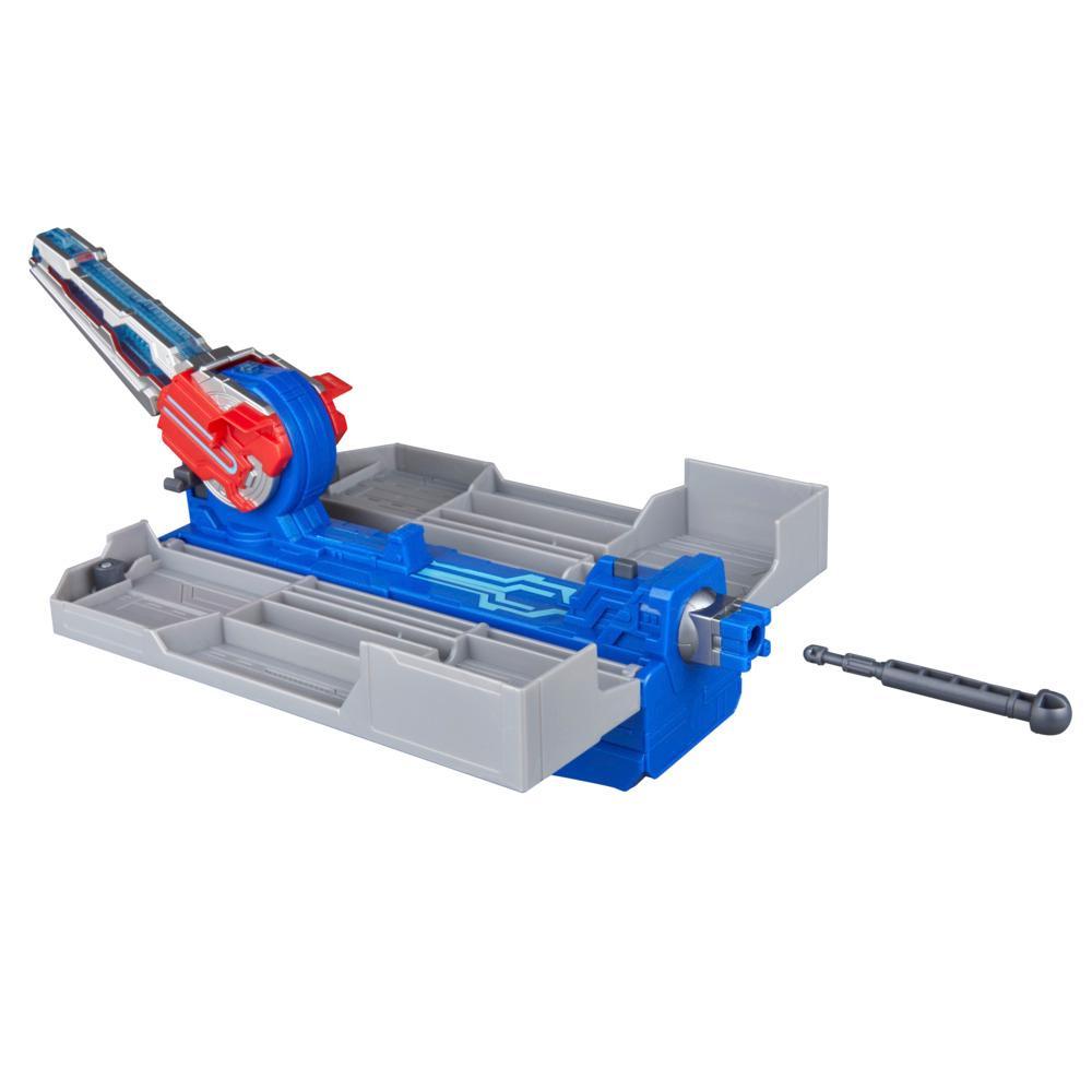 Transformers EarthSpark Optimus Prime Battle Trailer Playset - Image 4