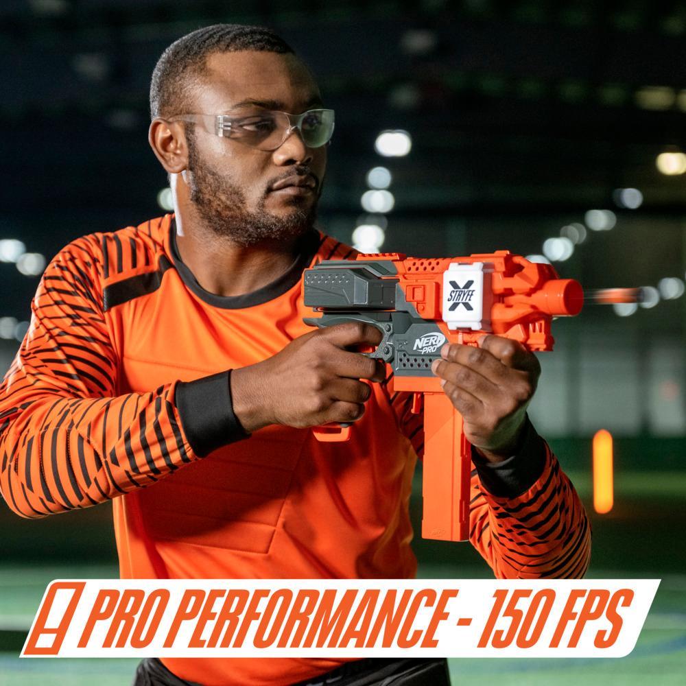 Nerf Pro Stryfe X Dart Blaster Battery 30 Nerf AccuStrike Half-Length Darts Magazine Eyewear - Image 5