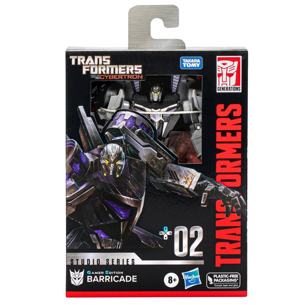 Transformers Studio Series Deluxe 02 Gamer Edition Barricade Converting Action Figure 45 - Image 7