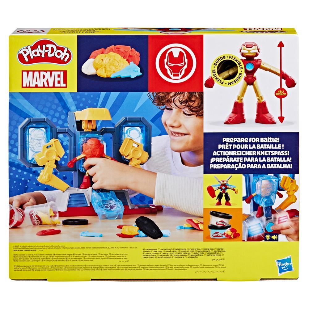 Play-Doh Marvel Iron Man Armor Maker Lab Playset with Iron Man Action Figure Ages 4 - Image 8