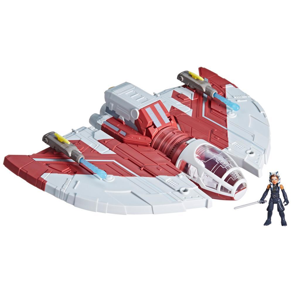 Star Wars Mission Fleet T-6 Jedi Shuttle Ahsoka Action Figure Set Star Wars Toys for Kids - Image 6