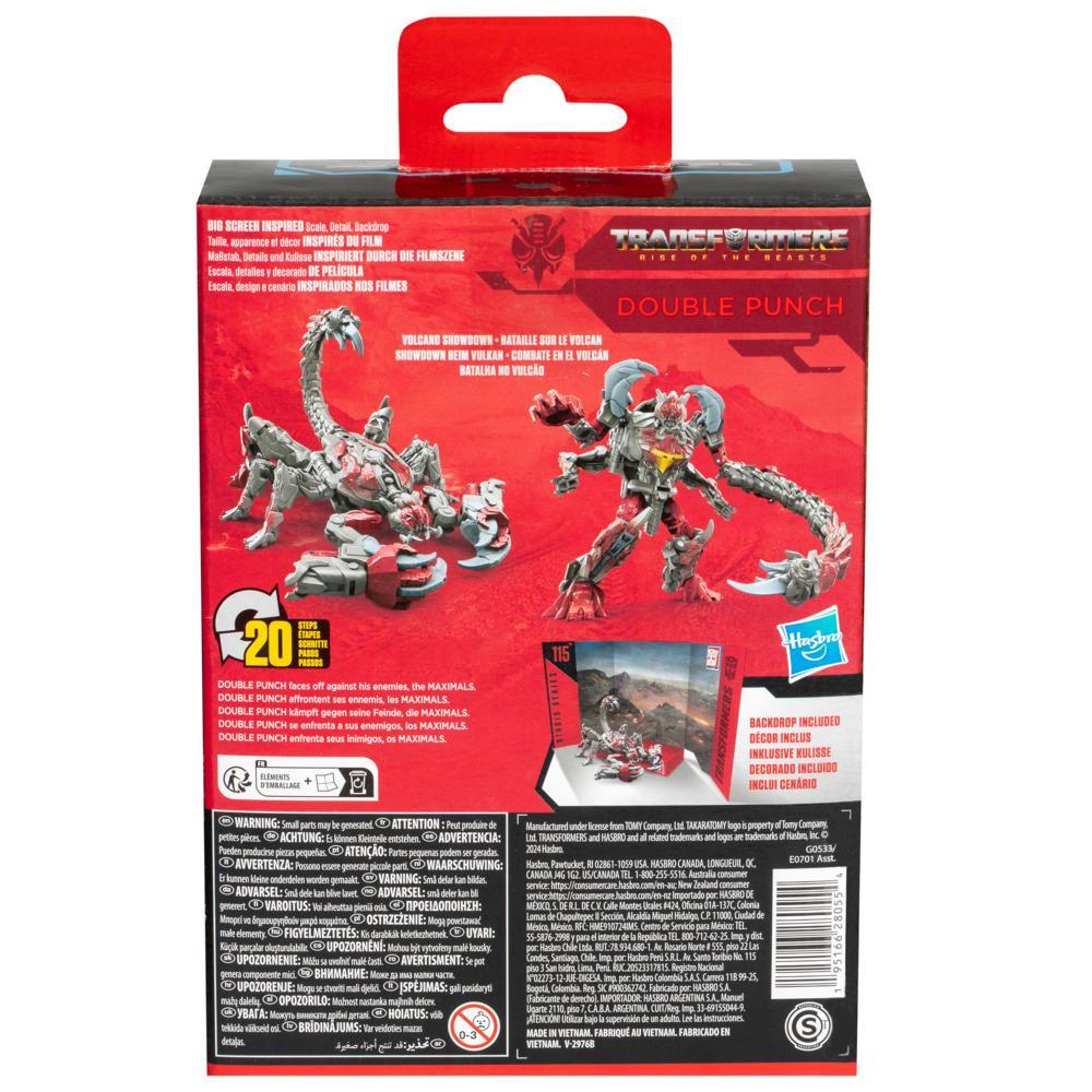 Transformers Studio Series Deluxe Class Transformers Rise of the Beasts 115 Double Punch Action Figure - Image 3
